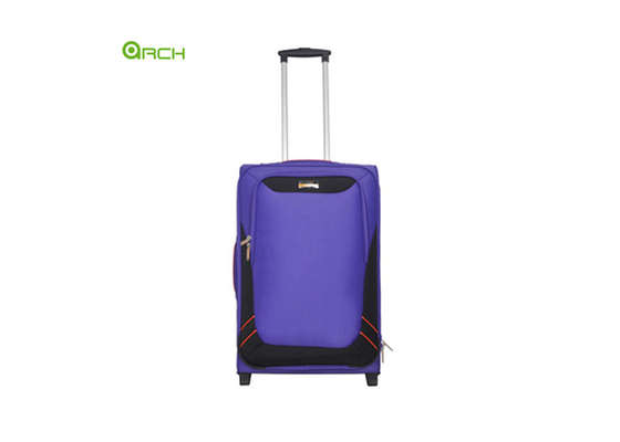 Багаж гобелена мягкий, который встали на сторону с одним передним карманом и внутренней системой вагонетки