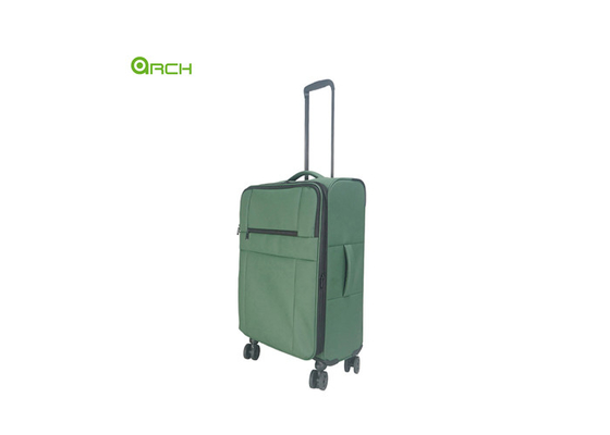 Оптовая торговля PU Travel Trolley мягкий боковой багаж с спиннерными колесами